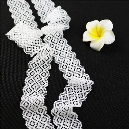 30mm 5yard Lace Ribbon Lace Trim Wedding Decoration Handcrafted Embroidered Sewing DIY Material Tablecloth decorative lace JJ252
