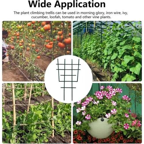 Plant Support Frame Garden Lattice Flower Stand Plant Flower Climbing Bracket Creative Durable Plastic Support Frame