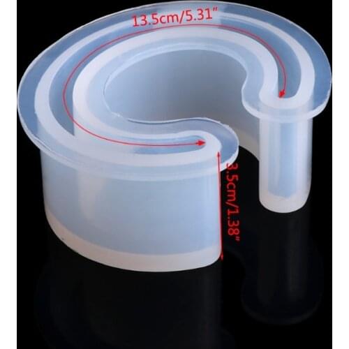 Open Cuff Silicone Mold Jewelry Making Bracelet Bangle Mould For Resin Flower DIY