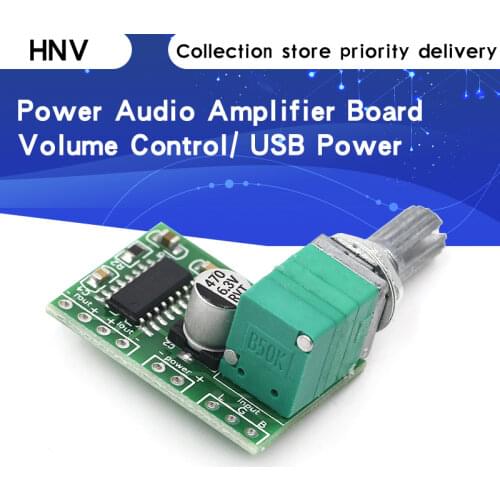 10PCS PAM8403 5V Power Audio Amplifier Board 2 Channel 3W W Volume Control/ USB Power