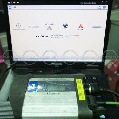 Full set SD connect Multiplexer MB sd c4 truck diagnosis tools with cf 52 laptop Xentry DoIP Diagnotic MB C6 star scanner tool