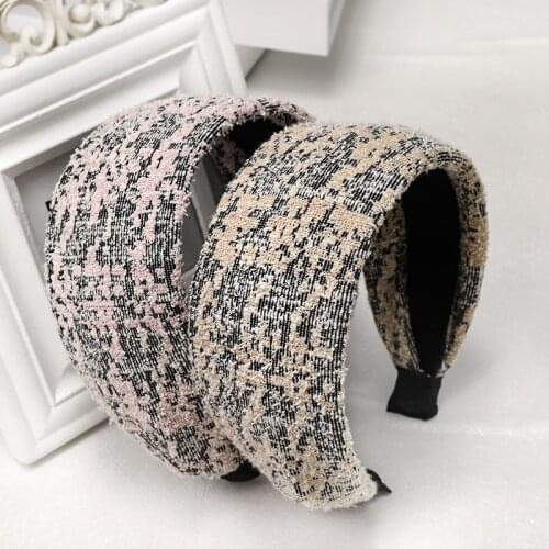 2019 Vintage Winter Wool Hair Band For Women Wide Headband Hairband Girls Hair Accessories Hair Clips gumki do wlosow