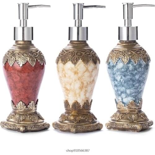 Retro Agate Shower Gel Press Bottle Hand Sanitizer Bottles for Shampoo Lotio Liquid Soap Dispenser Bathroom Supplies wholesales