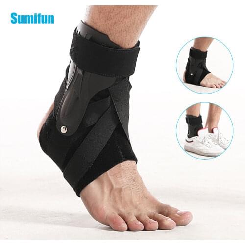 Sumifun 1Pcs Protective Football Ankle Support Basketball Ankle Brace Compression Elastic Bandage Strap Belt Ankle Protector