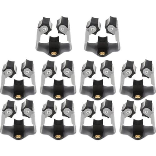 10pcs Broom Hanger Mop and Broom Holder Broom Organizer Grip Clips Wall Mounted Garden Storage Rack with Screws