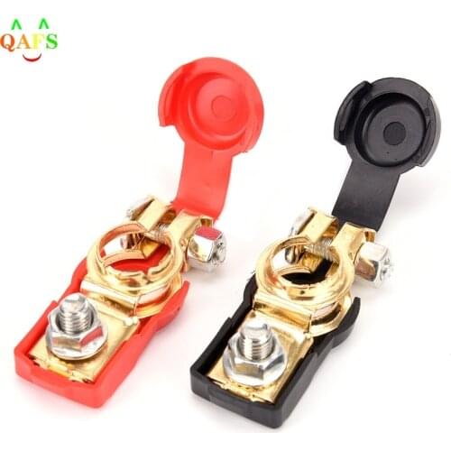 For Car Caravan Auto Car Battery Terminal Connector Battery Pair of 12V Quick Release Battery Terminals Clamps