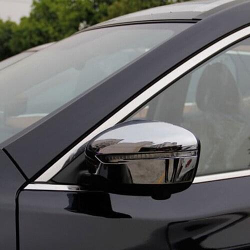 For Nissan Qashqai J11 Rogue X-Trail T32 2015 2016 2017 2018 2019 Car Chrome Styling Rearview Mirror Exterior Covers Accessories