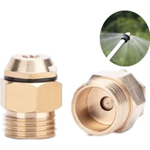 Fast Shipping 1PC 1/2"(Dn15) 180Degree Adjustable Refraction Nozzle Brass Misting Sprinkler Garden Lawn Irrigation Fittings