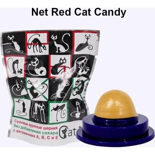 1PC Healthy Cat Sugar Nutrition Pet Snacks Licking Solid Cat Treats Energy Ball Toy For Household Pet Cat Accessories