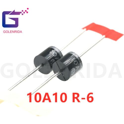 20pcs Rectifier Diode 6A 1000V R-6 6A10