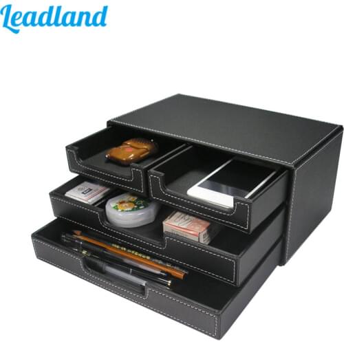 3 Layer 4 Drawers File Holder Paper Cabinet Document Tray Stationery Desk Accessories Organizer Storage Box