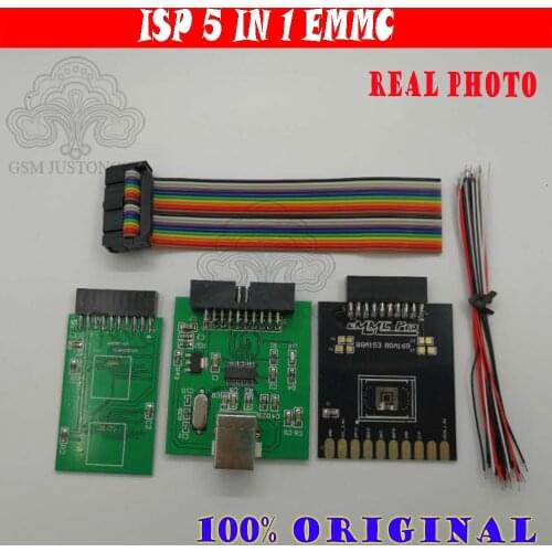5 in 1 eMMC ISP Tool Adapters for UMT Dongle / NCK Pro Dognle and GSM Shield BOX