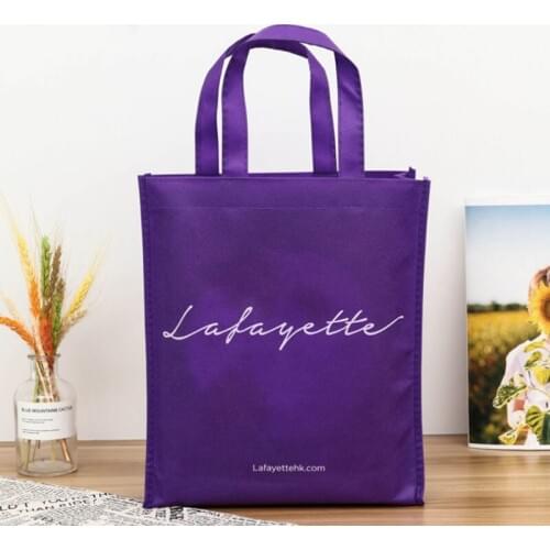500pcs/lot Custom Logo Print Non Woven Recycle Bag Manufacturers Promotion Eco-friendly Shopping Bag Tote Pouch Storage Handbag
