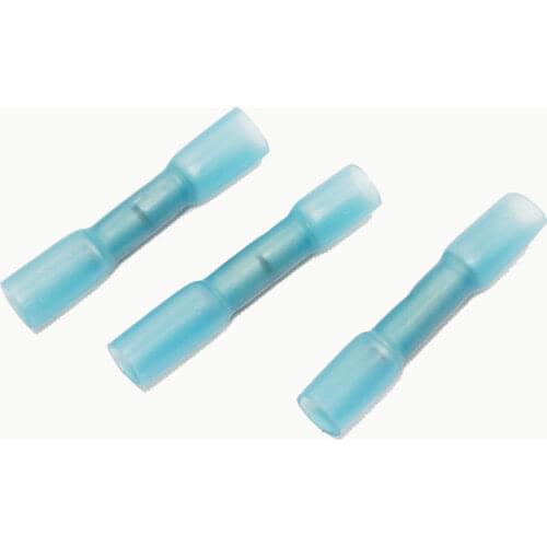 BHT2 Blue Heat Shrink Butt Connectors and Splices For 1.5-2.5mm2 , 16-14 AWG Wires free shipping