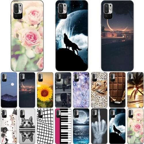 For Redmi Note10 Case Wolf Silicon TPU Fundas for Redmi Note10 Pro Cat Animal Shell Bag Housing Phone Cases