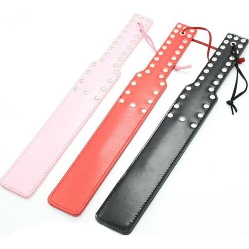 PU Leather Sex Toys Spanking Paddle Couples Flirting Fetish Sexy Whip Flogger Adult Games Torture Sex Products SP0001