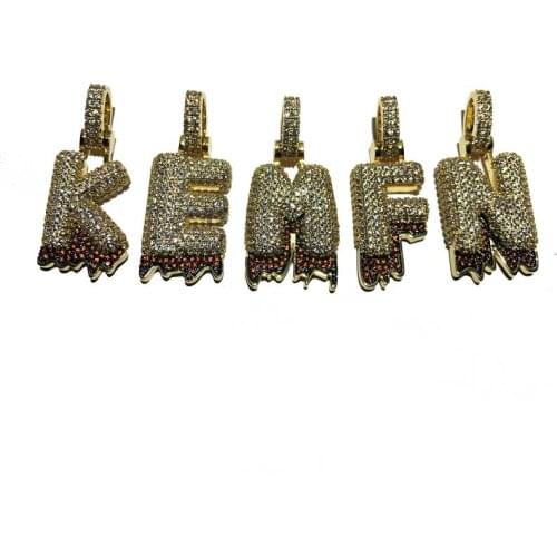 Custom namepolate pendant iced out personal pendant