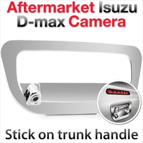 Isuzu D-Max Reverse Rear View tailgate Parking Backup Camera Trunk Handle Cover FOR ISUZU D-MAX DMAX PICKUP 2009 2012 2013 2014