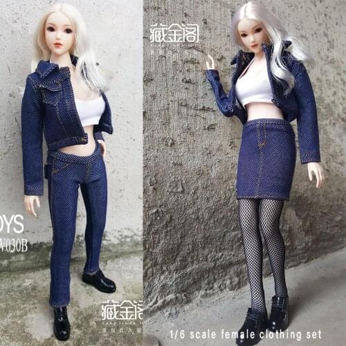 1/6 Female Cowboy Suit Jacket CJG-W030 Suitable For TBL UD LD OB Body In Stock CJG-W030-A/B