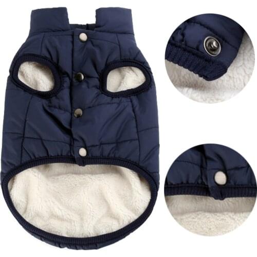 Pet Dog Vest Jacket Clothing Autumn Winter Windproof Warm Dog Clothes Coat for Small Medium Large Dogs XS-3XL