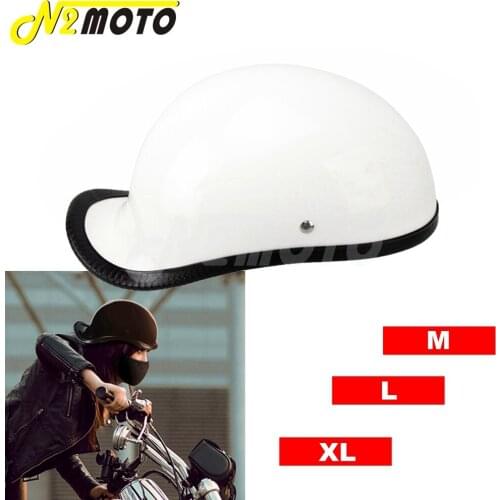 M/L/XL Motorcycle Cycling Helmets Baseball Cap Style Cruiser Half Face Helmet Motocross Casco Germany Capacete Racing Helmets