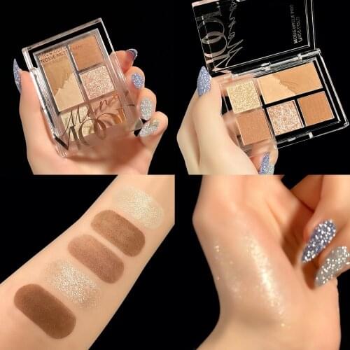 Miss Lara New Makeup Fashion Eyeshadow Palette Matte Eye Shadow Palette Glitter Eyeshadow Palette Make Up Set Long-lasting