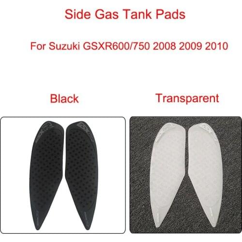 MTCLUB GSX-R 600 750 Motorcycle Anti slip Fuel Tank Pad Side Gas Knee Grip Traction Pads For Suzuki GSXR600/750 2008 2009 2010