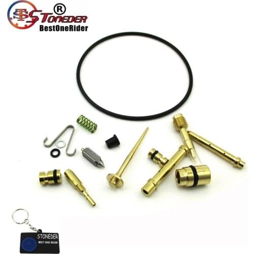 STONEDER Carburetor Repair Kit For 1968-1973 CB350 CL350 Models With Round Carb Bowls