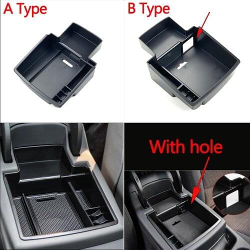 Car styling organizer stowing tidying central armrest storage box Case for Audi A3 A4 A5 S5 Q3 Q5 hatchback sedan accessories