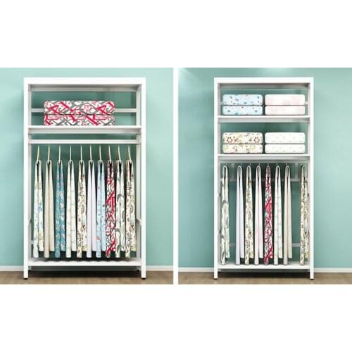 Four piece quilt core pillow home textile store display shelf festive bedding container fabric shelf storage shelf