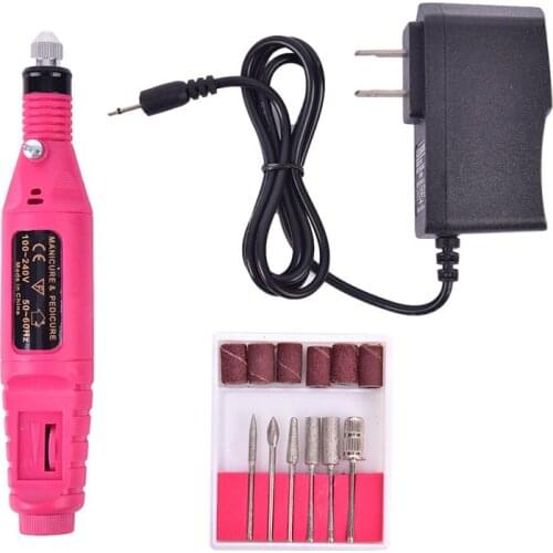 Professional Mini Electric Nail Drill Machine Nail Art Polish Grinding Manicure Tool Remove Dead Skin Pedicure Nail Machine