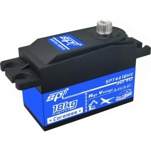 SPT Servo Short Body SPT4418HV 180° 18kg Metal Gear Digital Coreless Servo For RC Car RC Robot Remote Control Boat