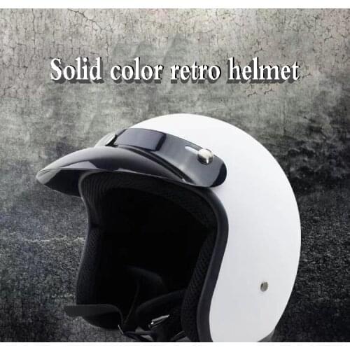 New Retro Motorcycle Helmet Unisex Electric Bike Helmet Lightweight Fashion Convertible Helmet Four Seasons Universal