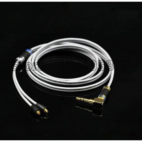 1.2M Hi End Pure Silver Headphone Upgraded Audio Cable For SE215/315/535/846/UE DIY