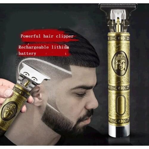 USB Rechargeable Baldheaded Hair Clipper Electric hair trimmer Cordless Shaver Trimmer 0mm Men Barber Hair Cutting Machine