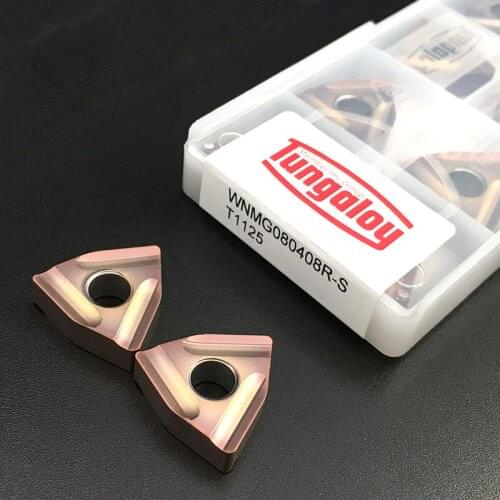 10pcs WNMG080408 R S T1125 High Quality Carbide Inserts WNMG 080408 External Turning Tool CNC Lathe Tools For Stainless Steel