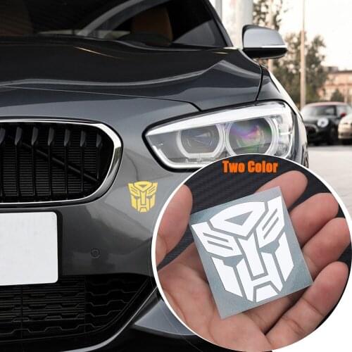 1x Car sticker Nickel Metal Stickers For Transformers Mobile Phone Car Body Windows Auto Motorcycle Decorations