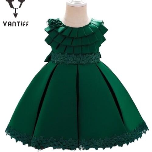 2021 Little Kids Satin First Communion Dresses Glitz Ball Gown Pageant Dress Flower Girl Dresses for Weddings Banquet with Bow