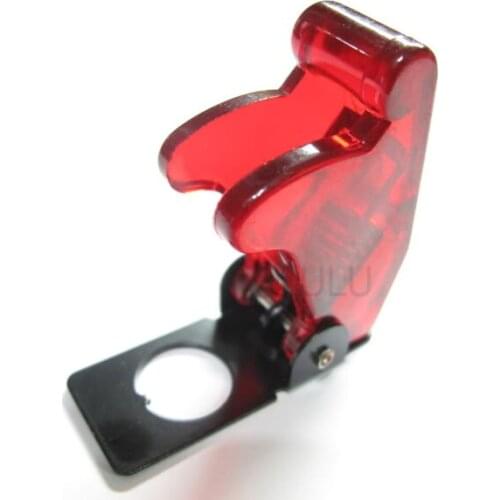 50x TOGGLE SWITCHES FLIP UP SAFTEY COVER CLEAR RED green blue black