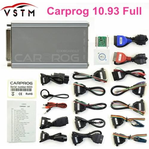 A+ Carprog V10.93 With Keygen Online Programming Car Prog 8.21 & V10.05 More Authorization Car-prog Main Unit/Full Set Free Ship
