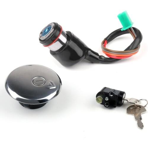 Artudatech For Suzuki GN125 GN 125 1982-2001 1998 1999 Ignition Switch Lock & Fuel Gas Cap Key Set