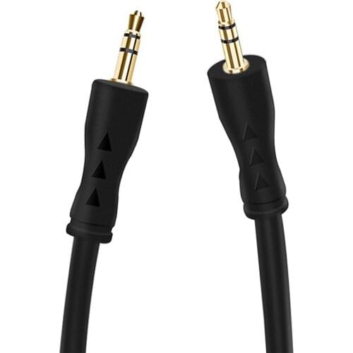 Vehicle 3.5mm Male To Male Double Head Headphone Audio Connecting Cable For Devices With Audio Interface Of 3.5