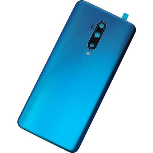 BINYEAE New Glass Rear Housing Battery Cover For Oneplus 7T Pro Back Case With Camera Lens+Logo