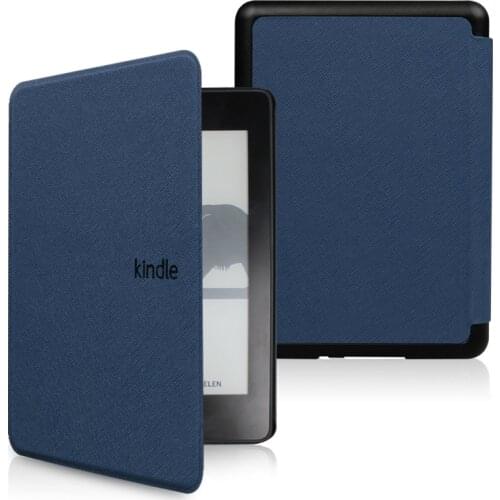For Kindle Paperwhite 4 Case PQ94WIF PU Leather Smart Case PC Back Hard Cover For Kindle Paperwhite 10th Generation 2018