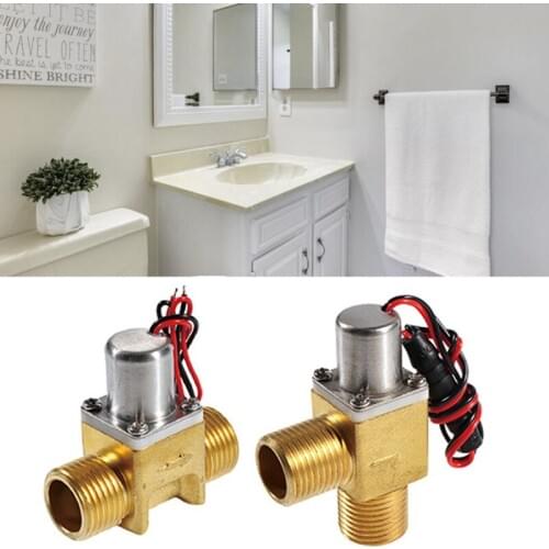 Energy-Saving Water Flow Pulse Solenoid Valves Bistable Water Control Brass Electromagnetic Valves for Induction Cleaner Garden