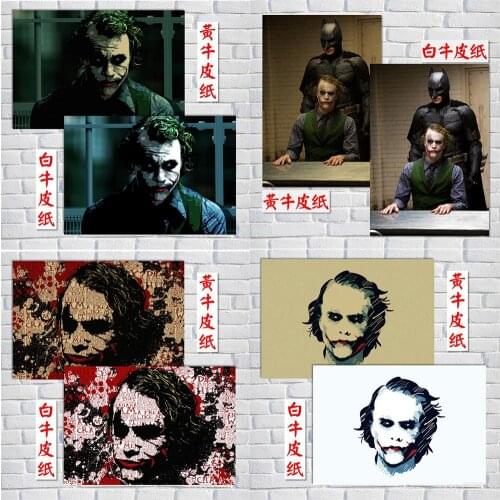 Joker 2 Kraft Paper art Poster Bar Cafe Stampa di Pittura Decorativa brand home art
