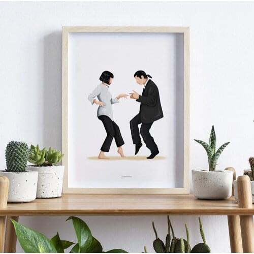 Classic Movie Pulp Fiction Canvas Painting Modern Posters and Prints Wall Art Picture for Living Room Home Decoration Cuadros