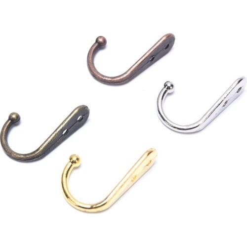 New Hanger Wall Hook Organizer Key Bag Hat Small Hooks Antique Zinc Alloy Furniture Hasp Robe Hook Hanging Hook