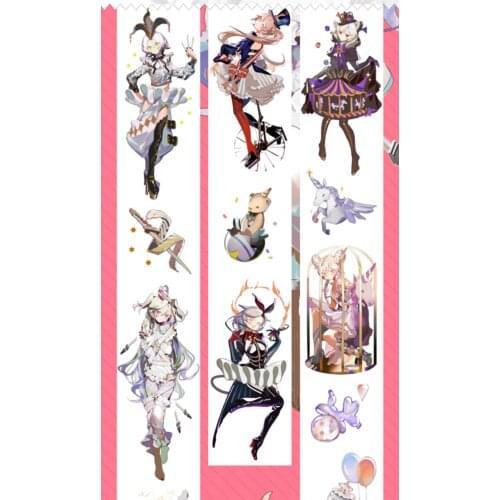 Fairy Gothic Girl Washi Tapes for Card Making Junk Journal DIY Scrapbooking Label Stickers