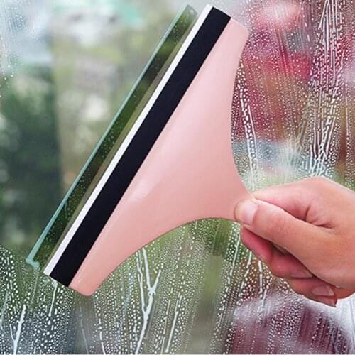 1 Pcs Hot Spray Window Glass Brush Wiper Cleaner Washing Scraper Home Bathroom Window Cleaning Glass Cleaning Tools Accessories